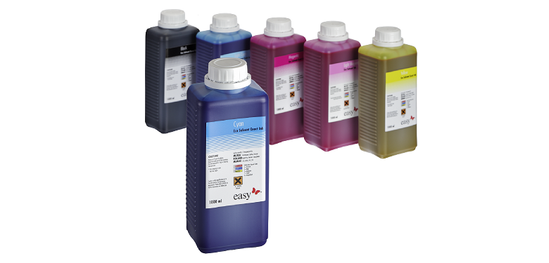 Eco Solvent Exact ink for Mutoh, 1 Liter bottle, incl. Smart Card