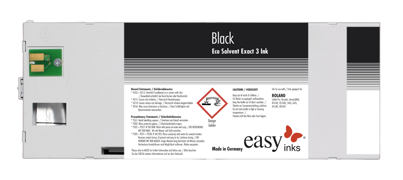 easy Eco Solvent Exact 3 ink for Roland with ECO-SOL MAX 3 ink, 220ml cartridge